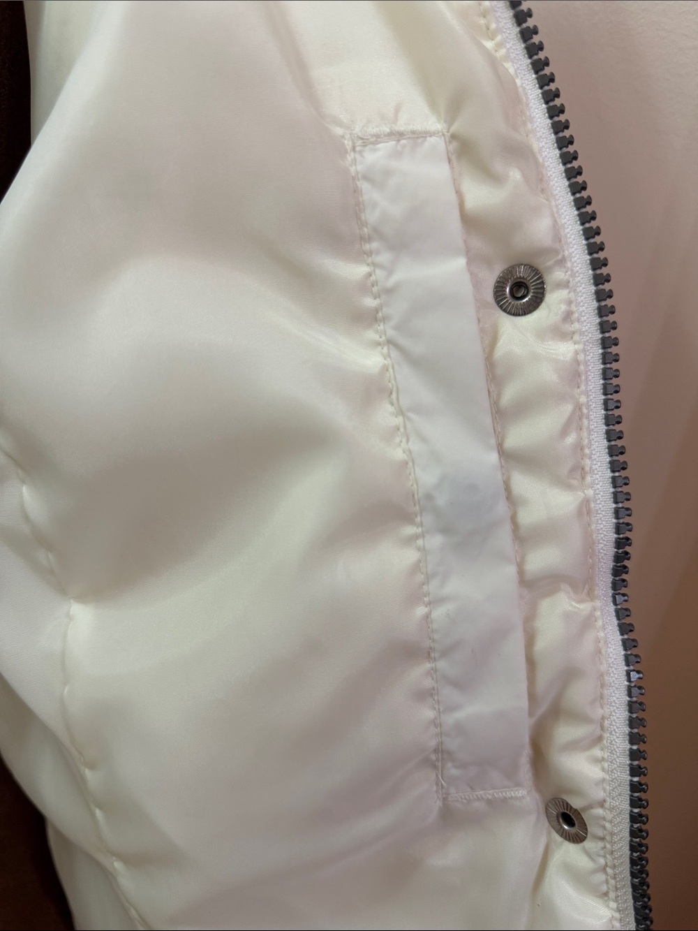 Eddie Bauer EB700 Women’s Goose Down White Diamond Quilted Puffer Jacket - Picture 6 of 12